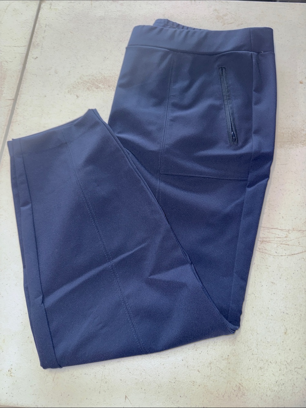 Lane Bryant Navy Stretch Jogger Pants